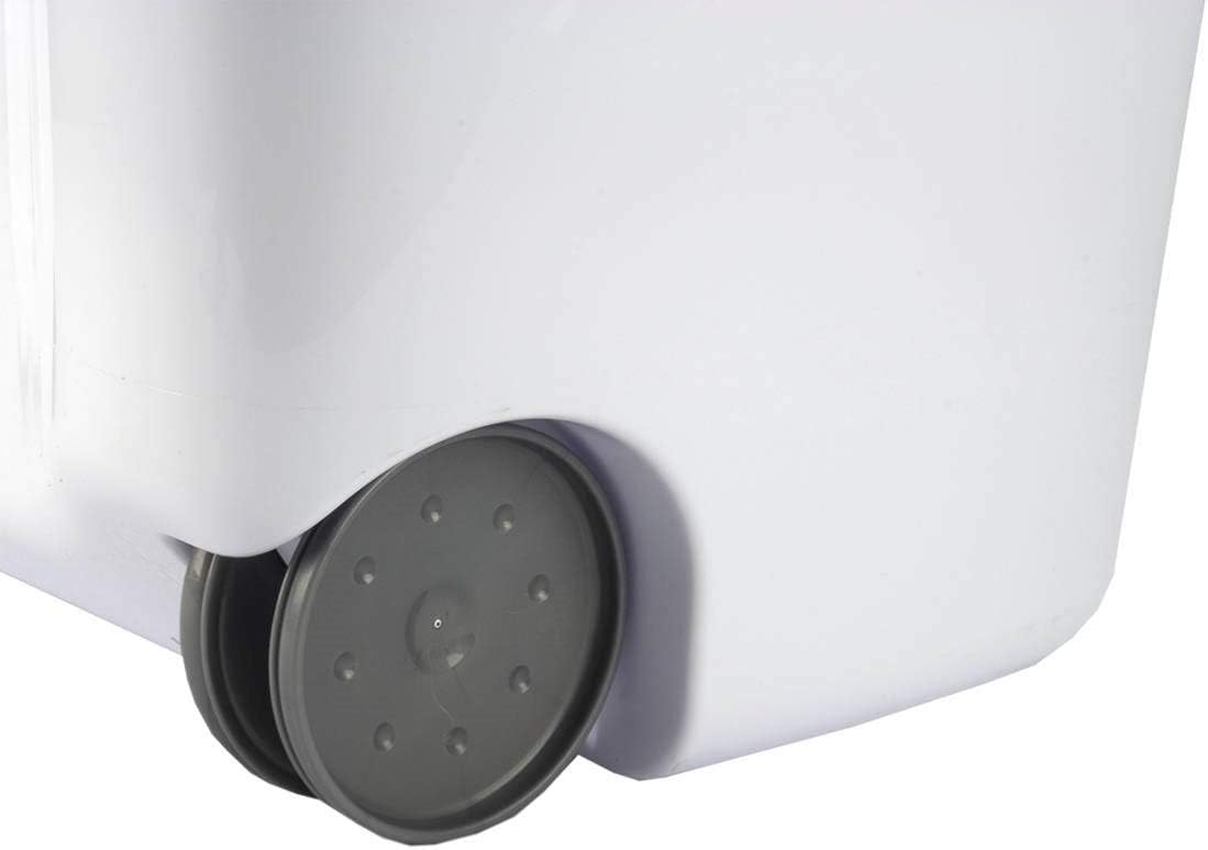 CarryKart - Ultra Wheeled Laundry Hamper with Lid, Handle and Wheels for Easy Rolling of Clothes.