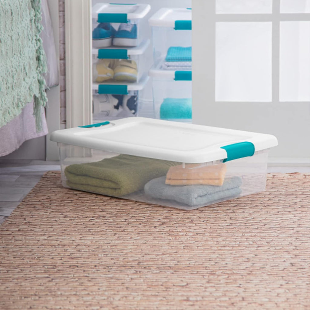 Carry Kart Latching Storage Box, See-Through Base